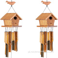 Birdhouse Wind Jimes do Outdoor Yard Decor Gardening